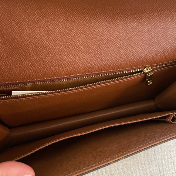 LOUIS VUITTON Pochette Dame GM Monogram Vintage Clutch Bag Like New! - Picture 13 of 16